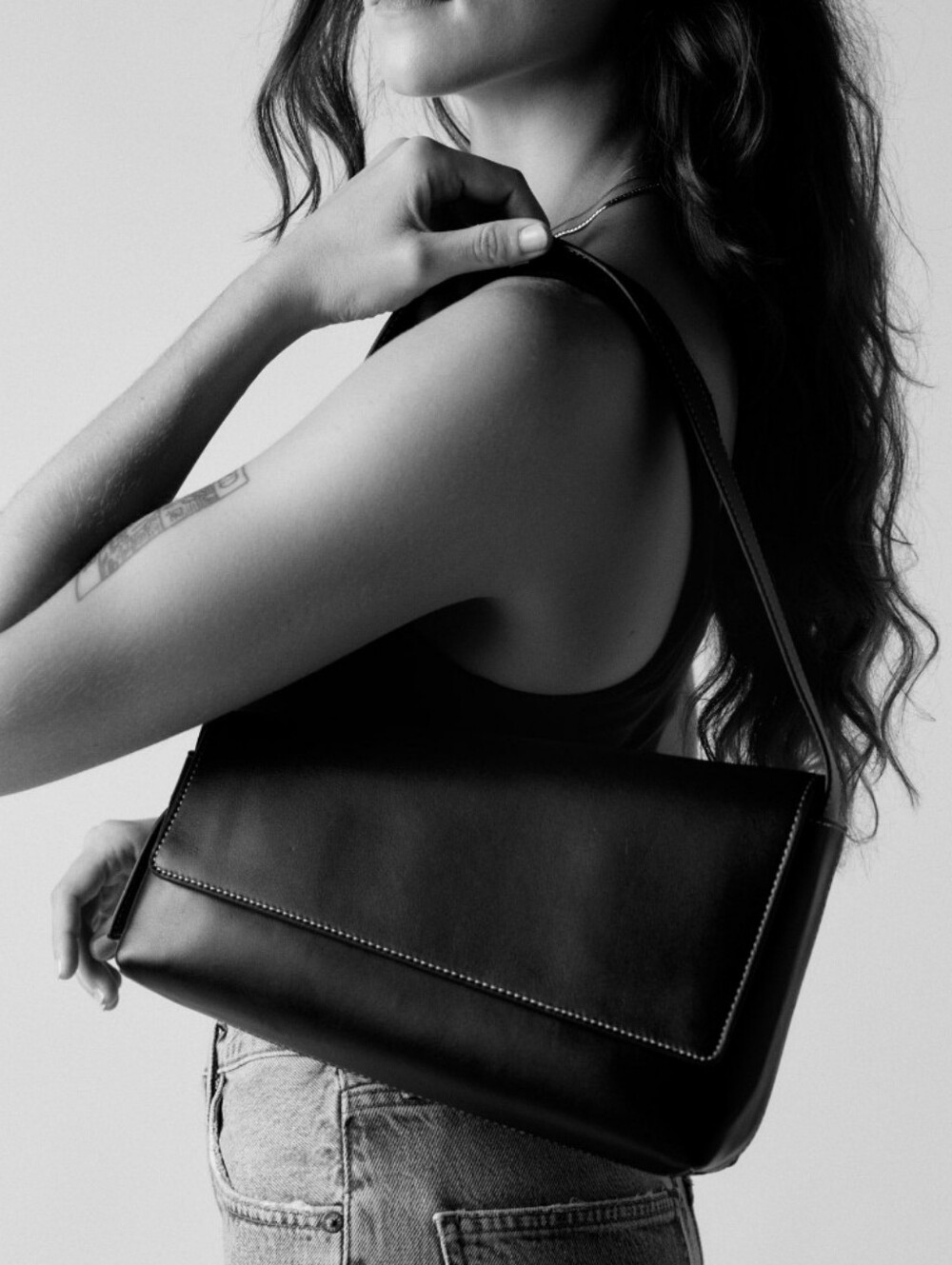 Staud Acute Shoulder Bag Black